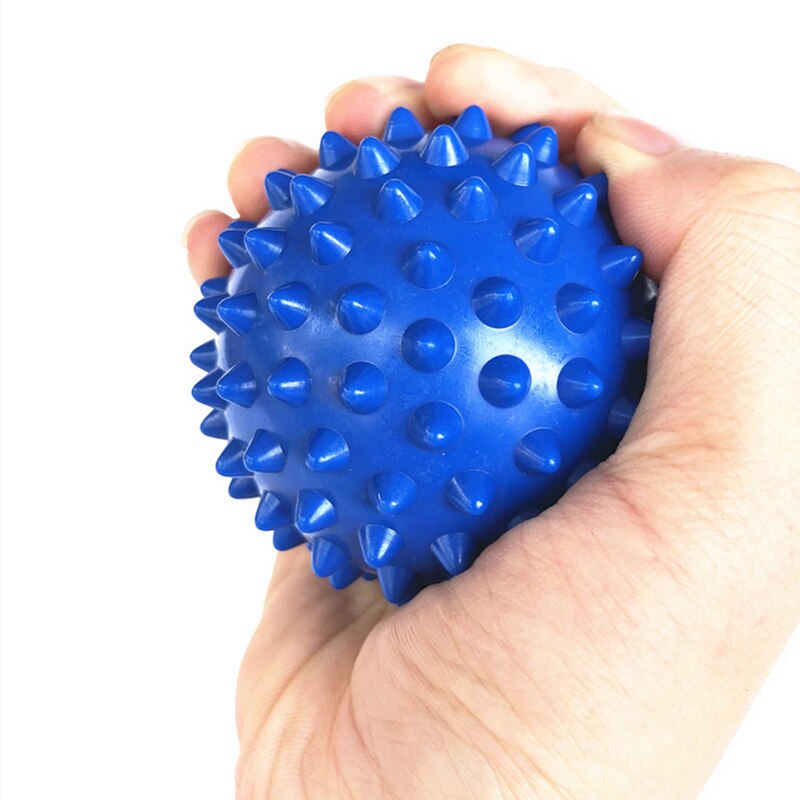 Balle de Massage Hérisson Gris Brillant