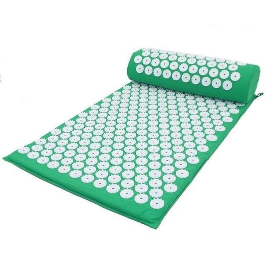 Acupression Tapis Vert Kaki | Zen Dos