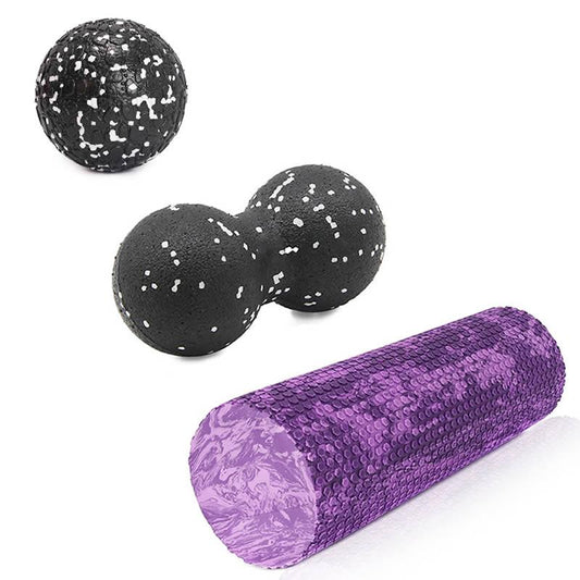 Balle de Massage Bundle Noir Violet | Zen Dos