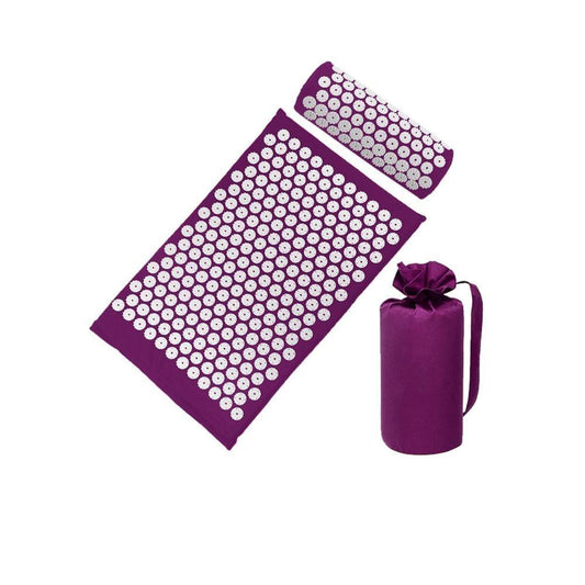 Tapis Yoga Acupuncture Magenta Foncé | Zen Dos