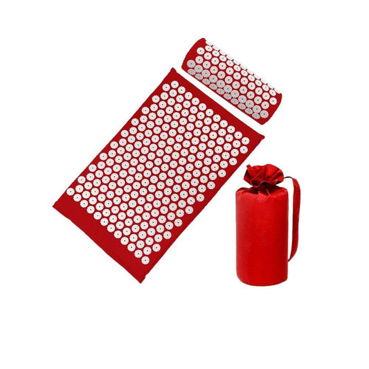 Tapis Yoga Acupuncture Rouge | Zen Dos
