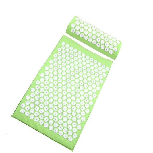 Tapis Yoga Acupuncture Vert Lime | Zen Dos